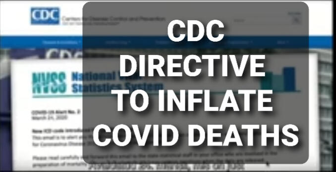 CDC DIRECTIVE TO INFLATE DEATHS